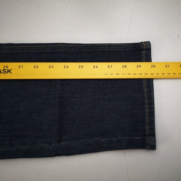 NWT Eddie Bauer Men's Size 30/30 Dark Wash Stretch Breathable Blue Jeans - Picture 15 of 15